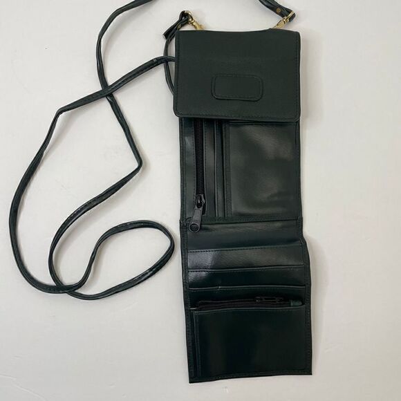 NEW! Bugatti| Leather |Vintage |Mini Clutch| Crossbody| Trifold - Picture 3 of 12